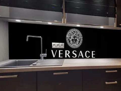 Panel szklany kuchnia versace